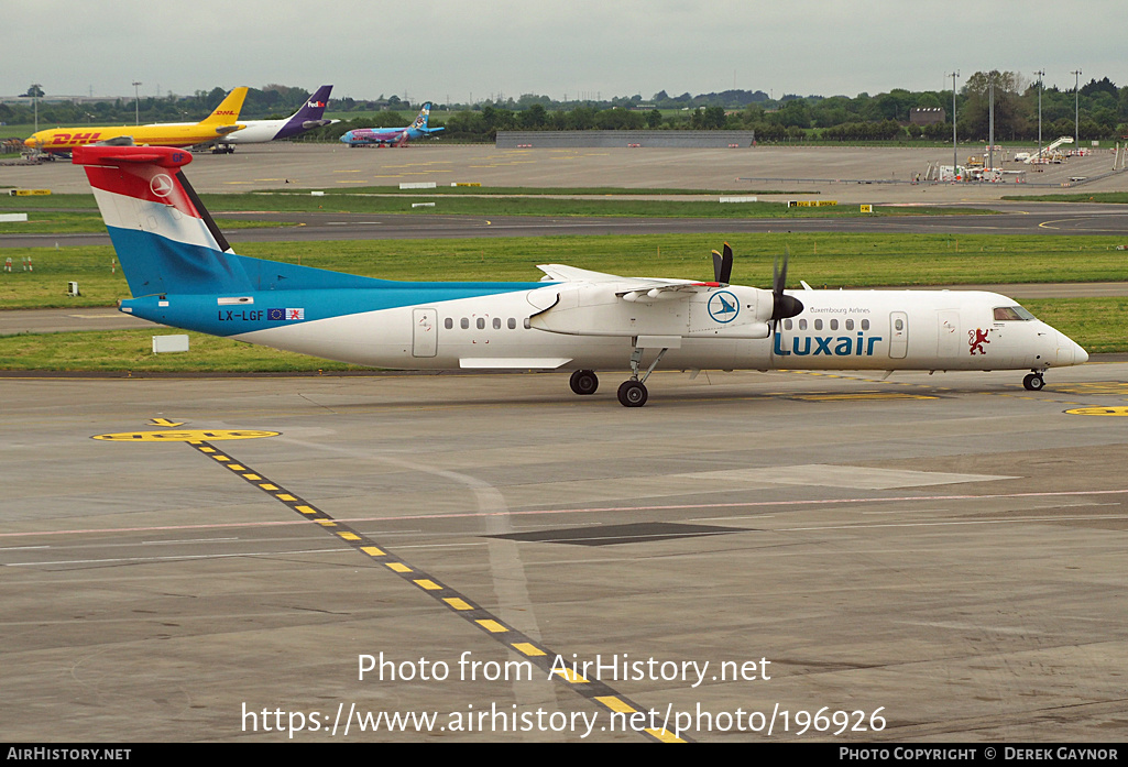 Aircraft Photo of LX-LGF | Bombardier DHC-8-402 Dash 8 | Luxair | AirHistory.net #196926