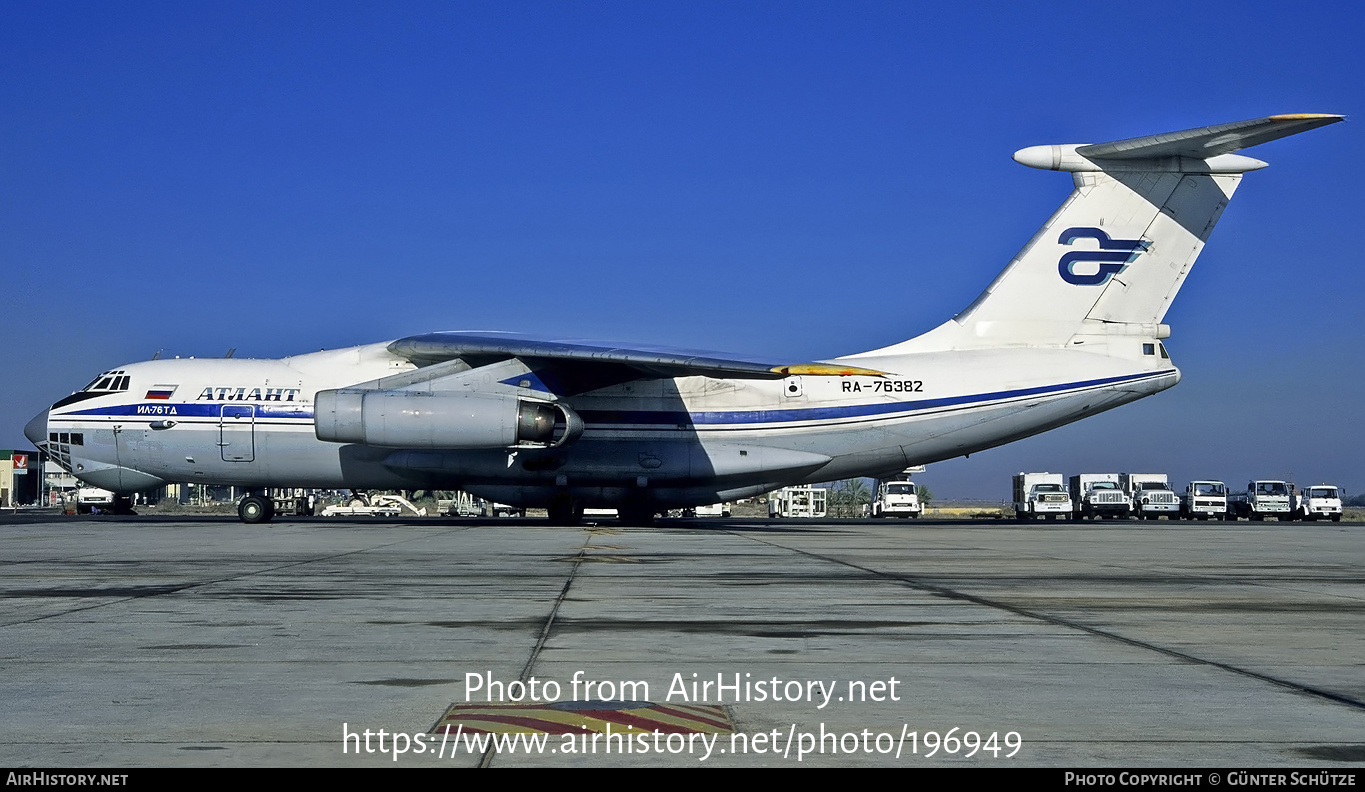 Aircraft Photo of RA-76382 | Ilyushin Il-76TD | Atlant | AirHistory.net #196949