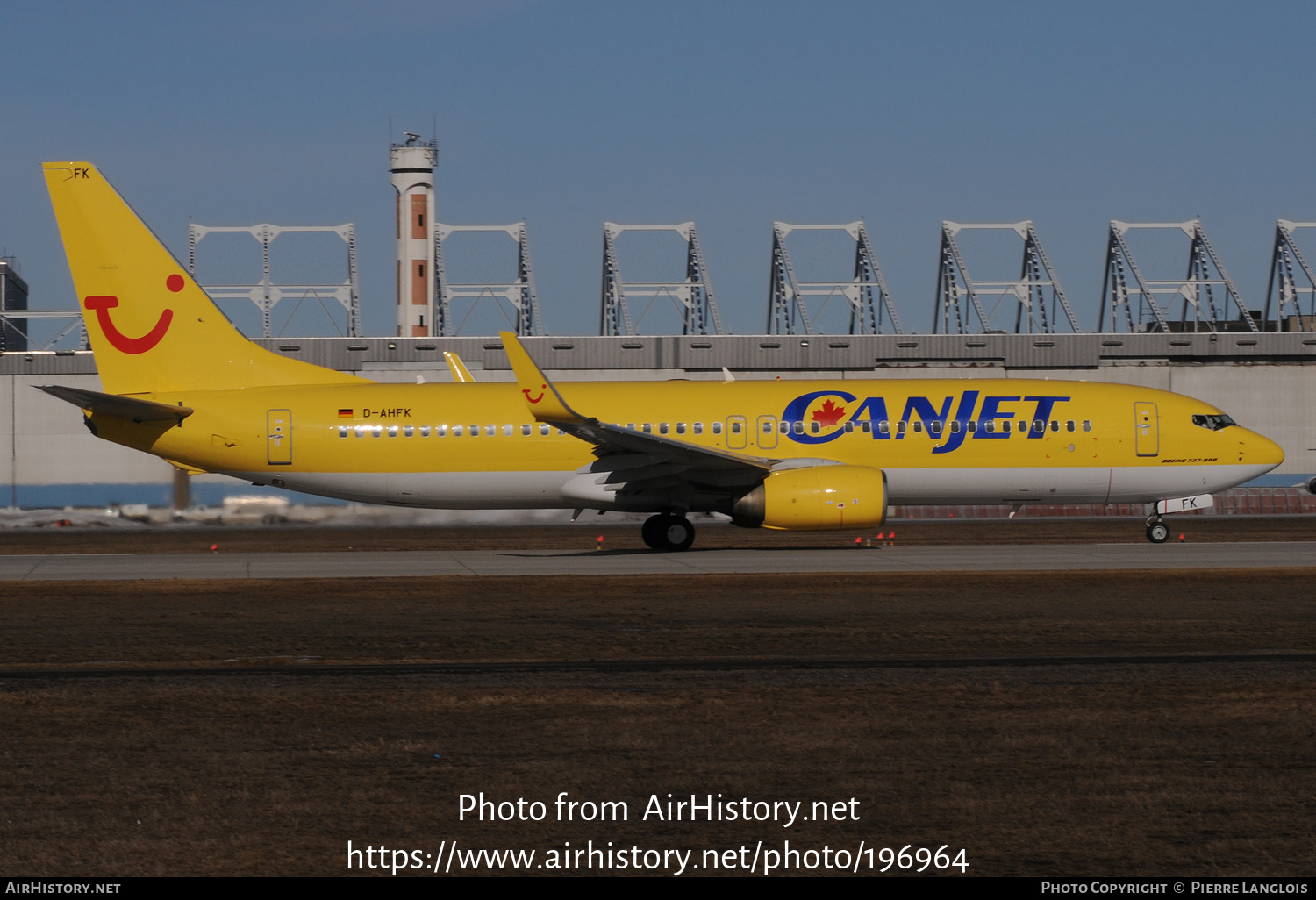 Aircraft Photo of D-AHFK | Boeing 737-8K5 | CanJet Airlines | AirHistory.net #196964