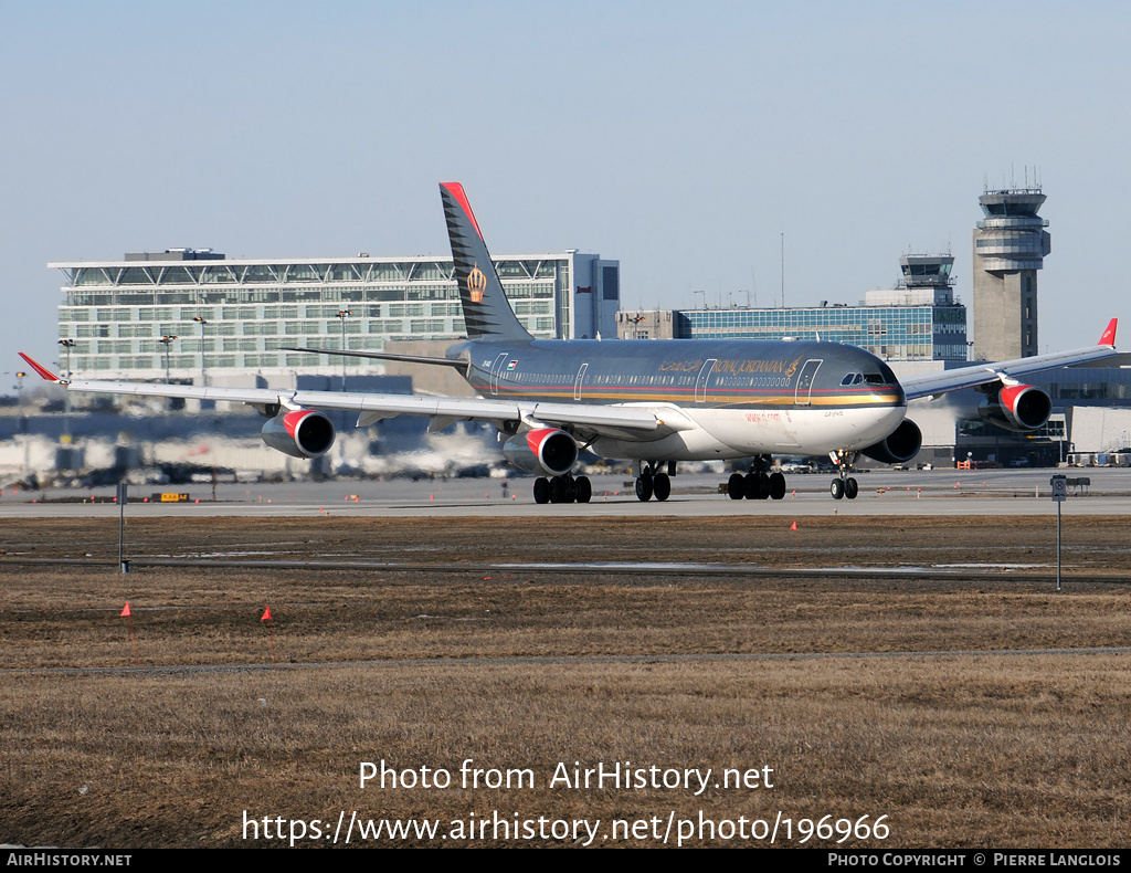 Aircraft Photo of JY-AID | Airbus A340-211 | Royal Jordanian Airlines | AirHistory.net #196966