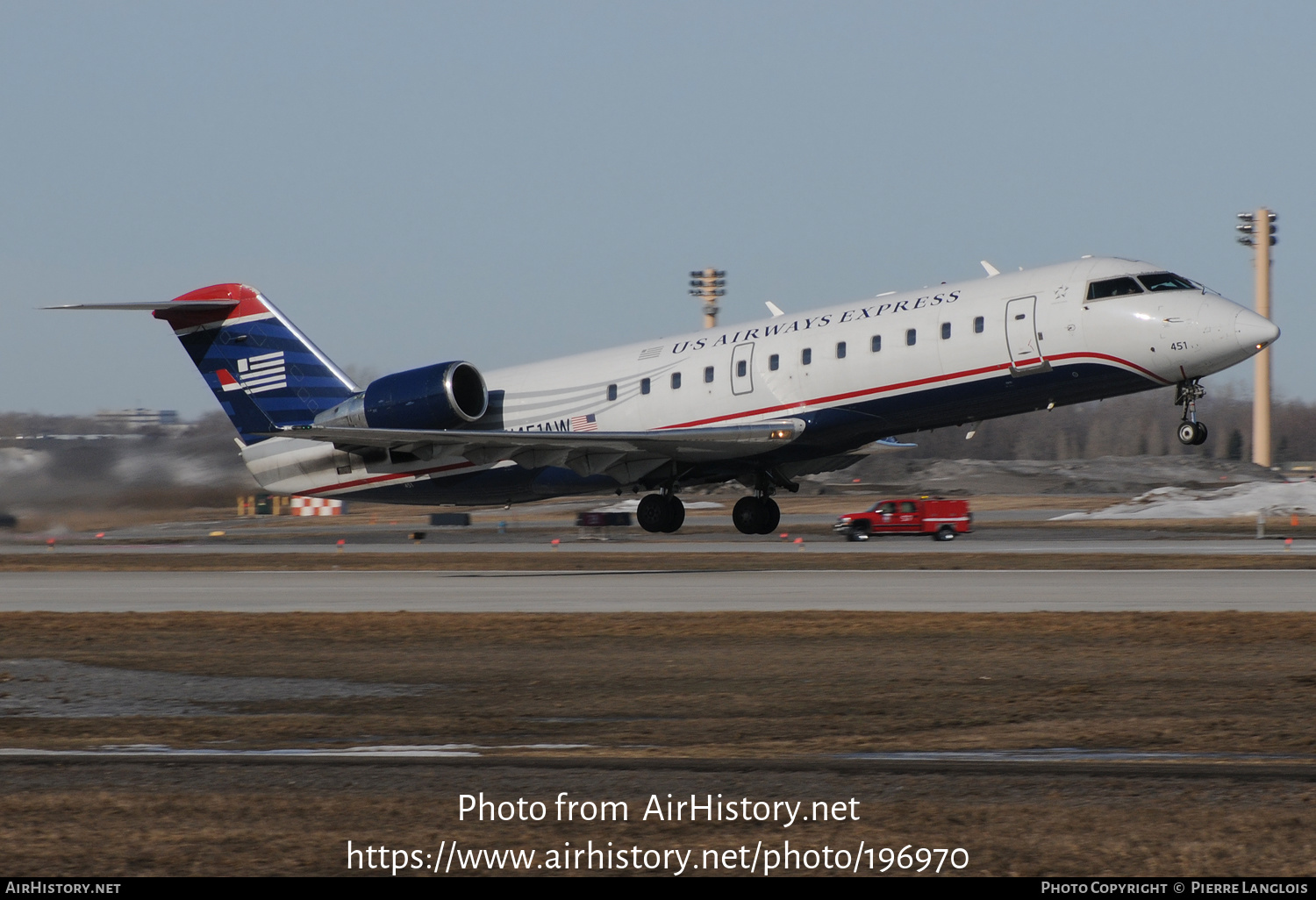 Aircraft Photo of N451AW | Bombardier CRJ-200LR (CL-600-2B19) | US Airways Express | AirHistory.net #196970