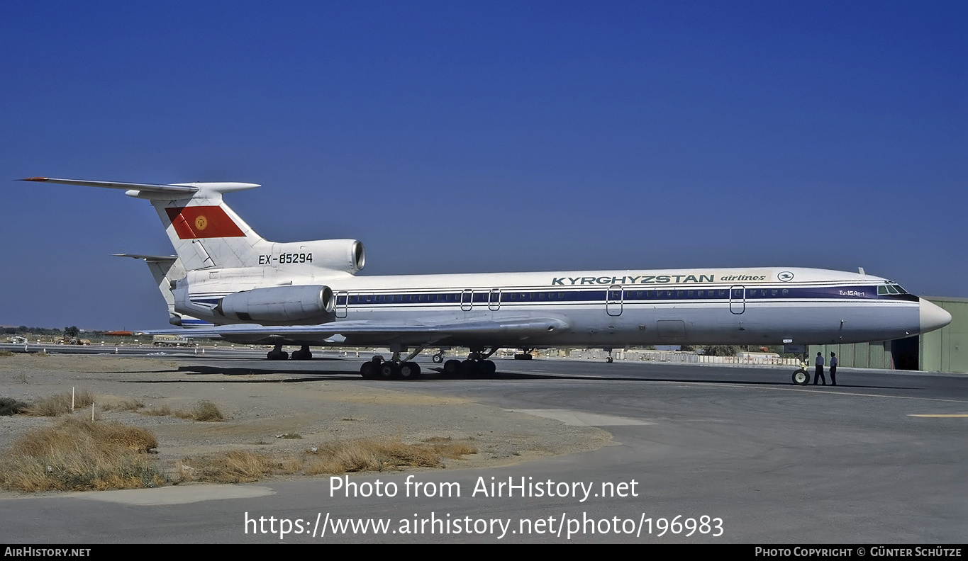 Aircraft Photo of EX-85294 | Tupolev Tu-154B-1 | Kyrgyzstan Airlines | AirHistory.net #196983