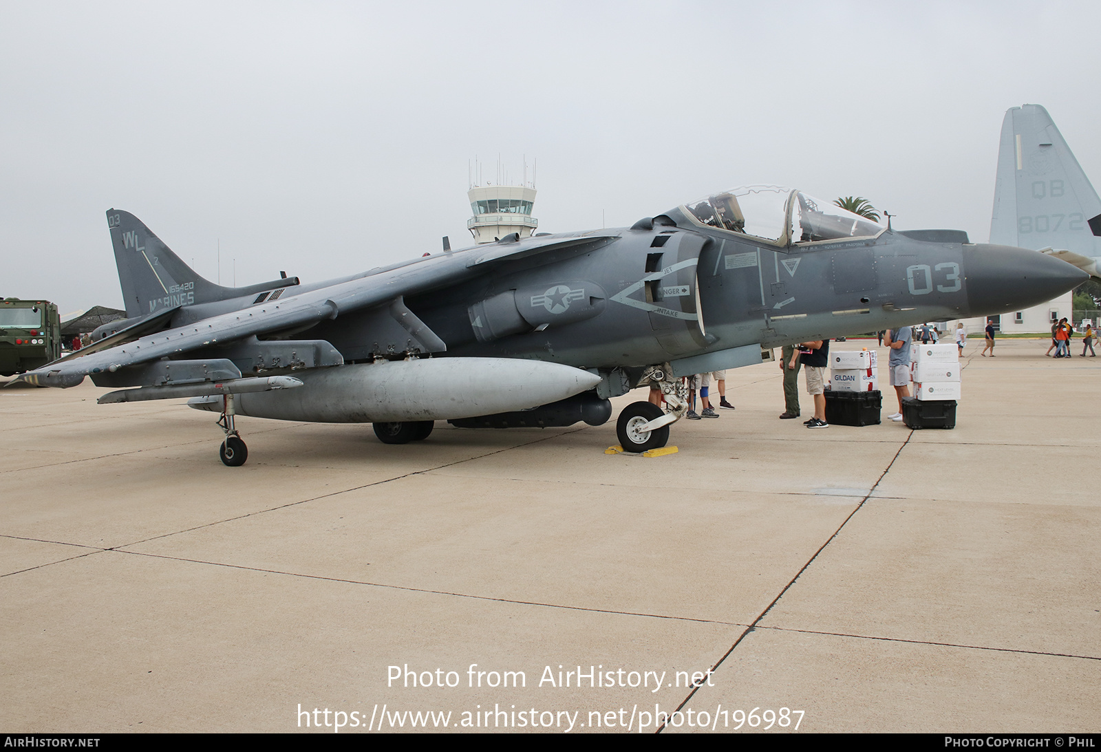 Aircraft Photo of 165420 | McDonnell Douglas AV-8B Harrier II | USA - Marines | AirHistory.net #196987