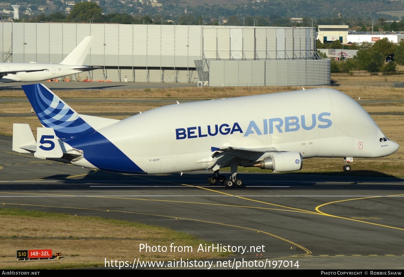 Aircraft Photo of F-GSTF | Airbus A300B4-608ST Beluga (Super Transporter) | Airbus Transport International | AirHistory.net #197014