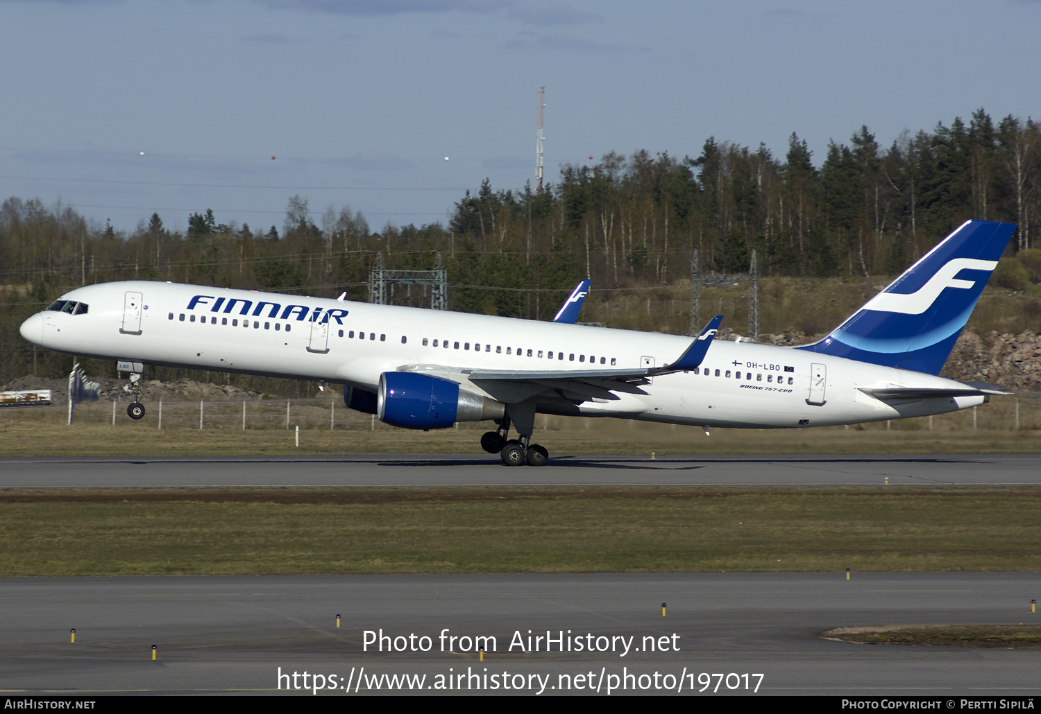 Aircraft Photo of OH-LBO | Boeing 757-2Q8 | Finnair | AirHistory.net #197017