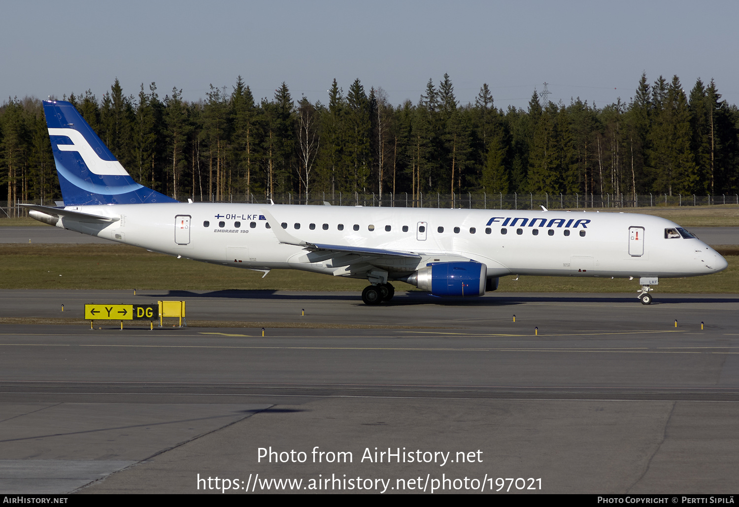 Aircraft Photo of OH-LKF | Embraer 190LR (ERJ-190-100LR) | Finnair | AirHistory.net #197021