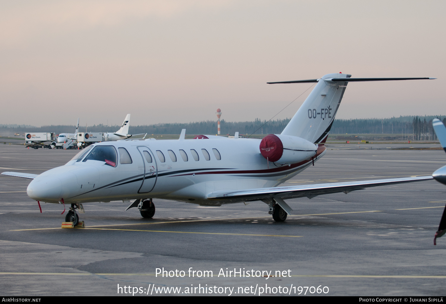 Aircraft Photo of OO-FPE | Cessna 525B CitationJet CJ3 | AirHistory.net #197060