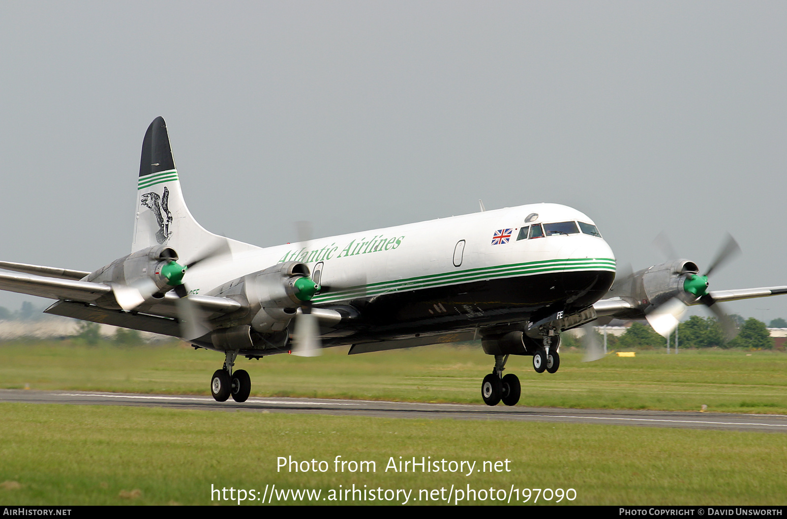 Aircraft Photo of G-LOFE | Lockheed L-188C(F) Electra | Atlantic Airlines | AirHistory.net #197090