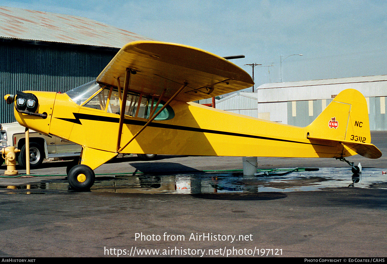 Aircraft Photo of N33112 / NC33112 | Piper J-3C-65 Cub | AirHistory.net #197121