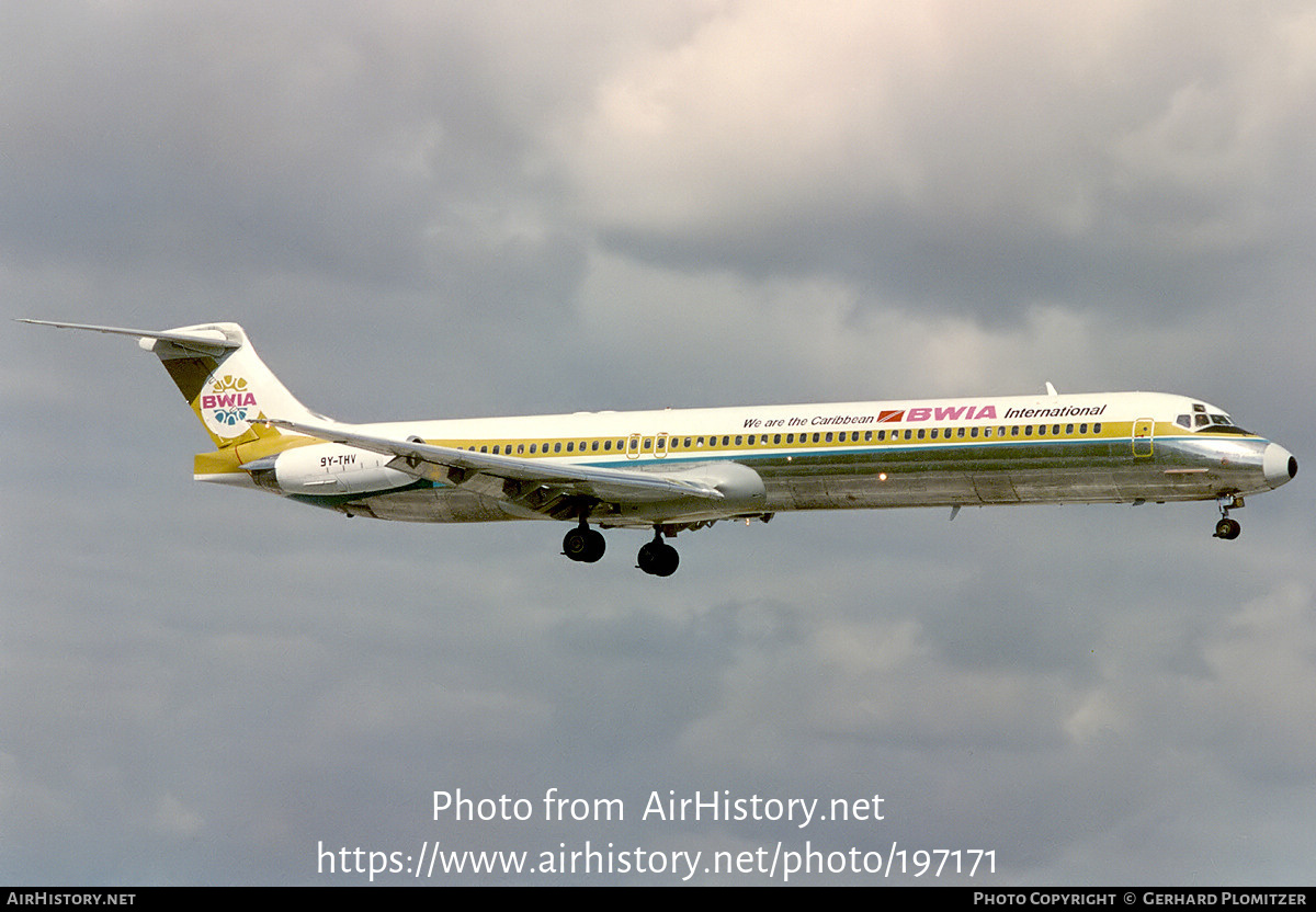 Aircraft Photo of 9Y-THV | McDonnell Douglas MD-83 (DC-9-83) | BWIA International | AirHistory.net #197171