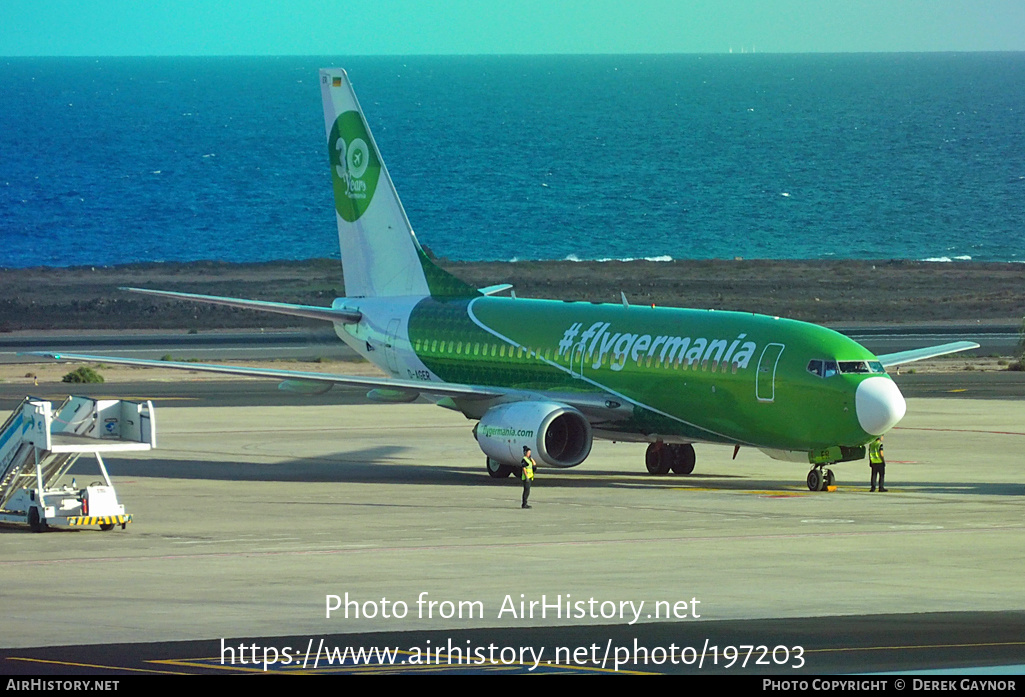 Aircraft Photo of D-AGER | Boeing 737-75B | Germania | AirHistory.net #197203