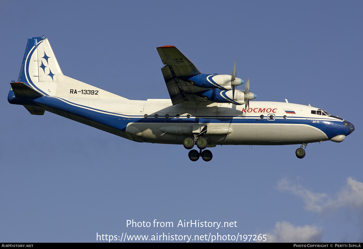 Aircraft Photo of RA-13392 | Antonov An-12BK | Kosmos Airlines | AirHistory.net #197265