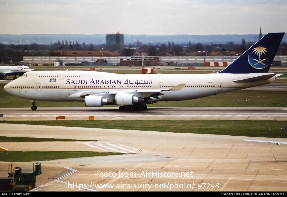 Aircraft Photo of HZ-AIV | Boeing 747-468 | Saudi Arabian Airlines | AirHistory.net #197298