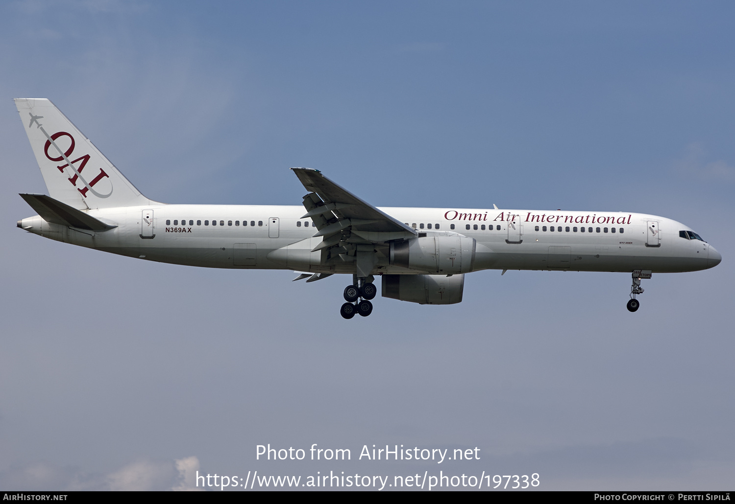 Aircraft Photo of N369AX | Boeing 757-28A(SF) | Omni Air International - OAI | AirHistory.net #197338