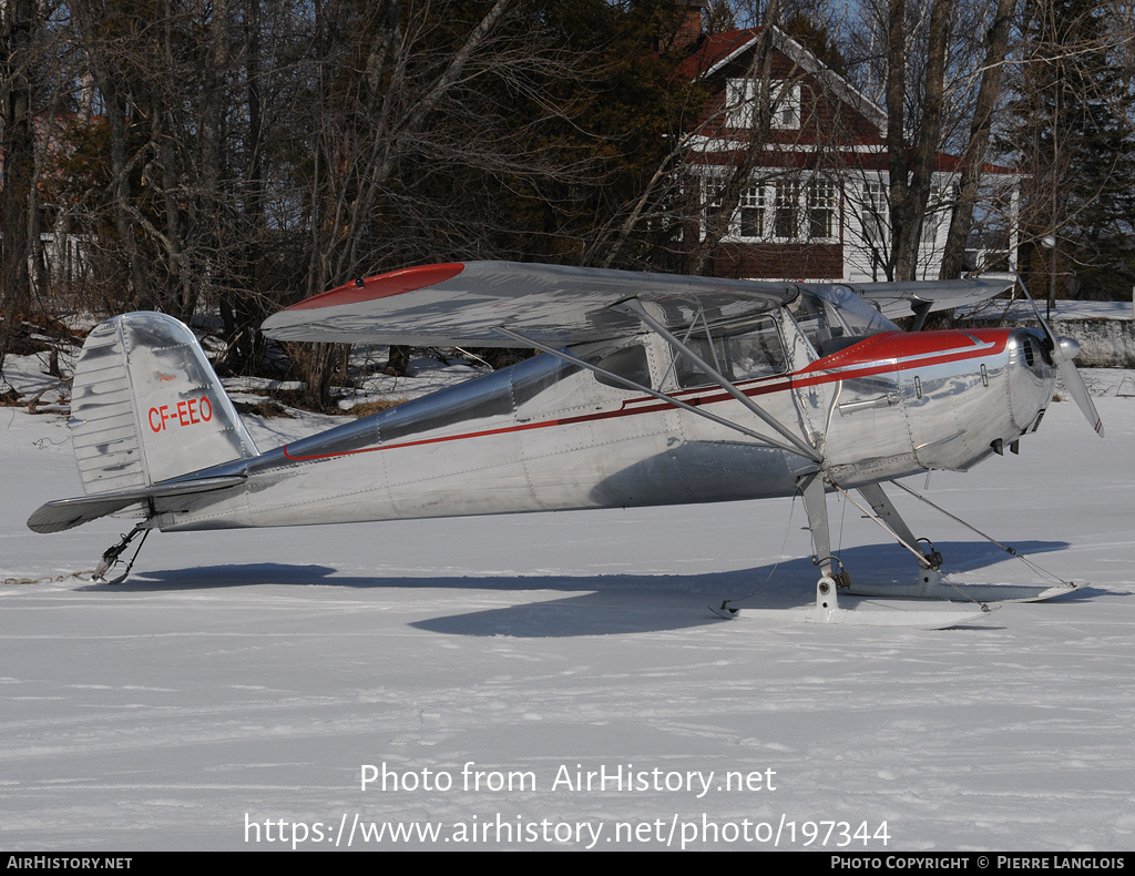 Aircraft Photo of CF-EEO | Cessna 140X | AirHistory.net #197344