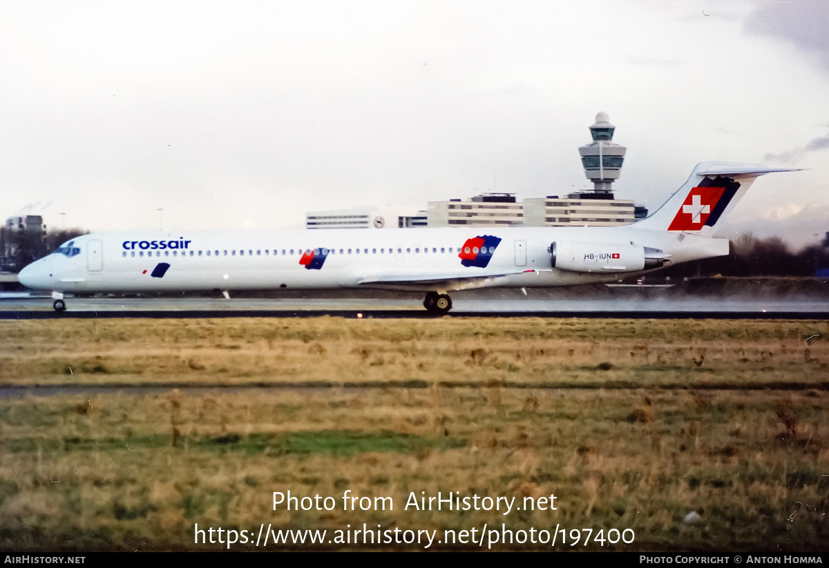 Aircraft Photo of HB-IUN | McDonnell Douglas MD-83 (DC-9-83) | Crossair | AirHistory.net #197400