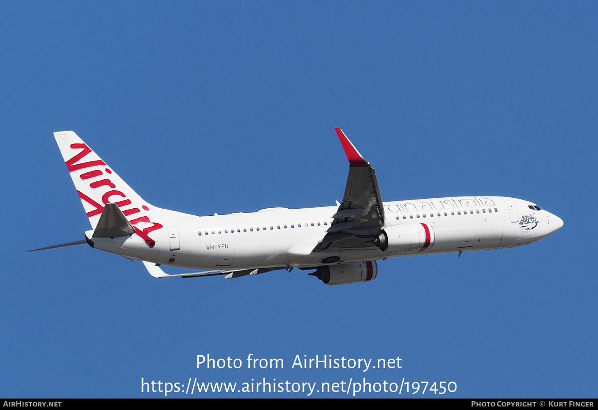 Aircraft Photo of VH-YFU | Boeing 737-8FE | Virgin Australia Airlines | AirHistory.net #197450