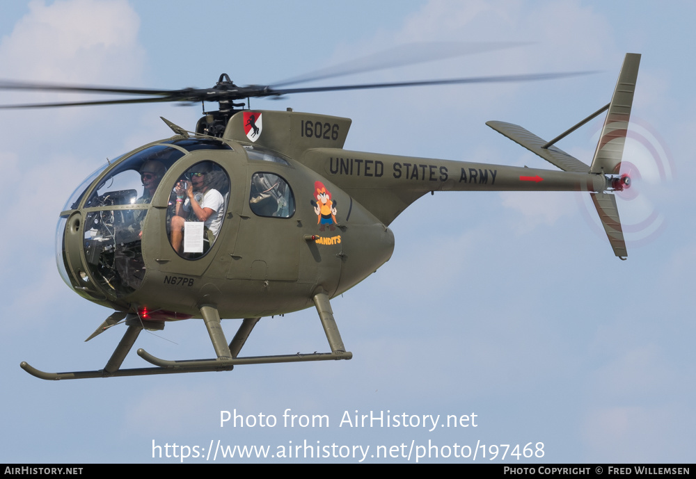 Aircraft Photo of N67PB | Hughes OH-6A Cayuse (369A) | USA - Army | AirHistory.net #197468