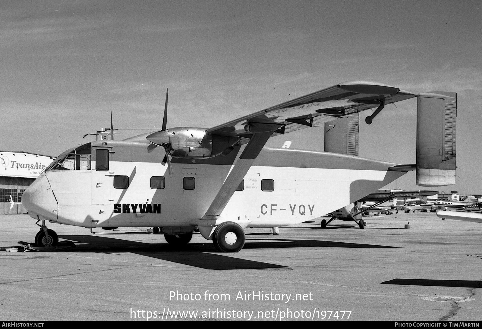 Aircraft Photo of CF-YQY | Short SC.7 Skyvan 3-200 | AirHistory.net #197477