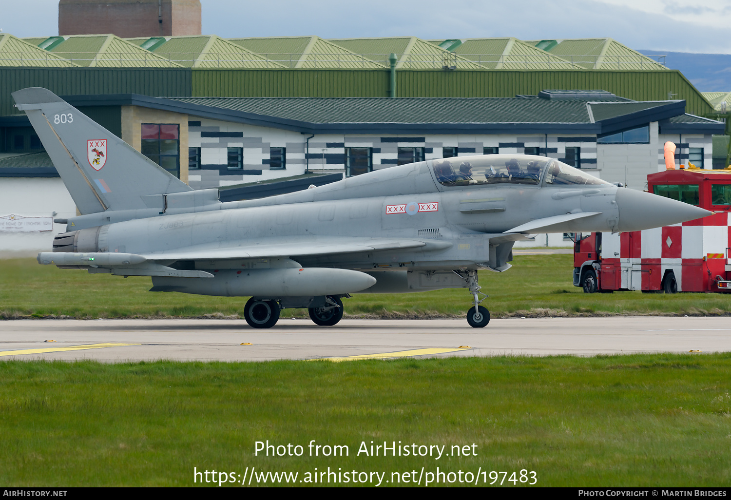 Aircraft Photo of ZJ803 | Eurofighter EF-2000 Typhoon T3 | UK - Air Force | AirHistory.net #197483