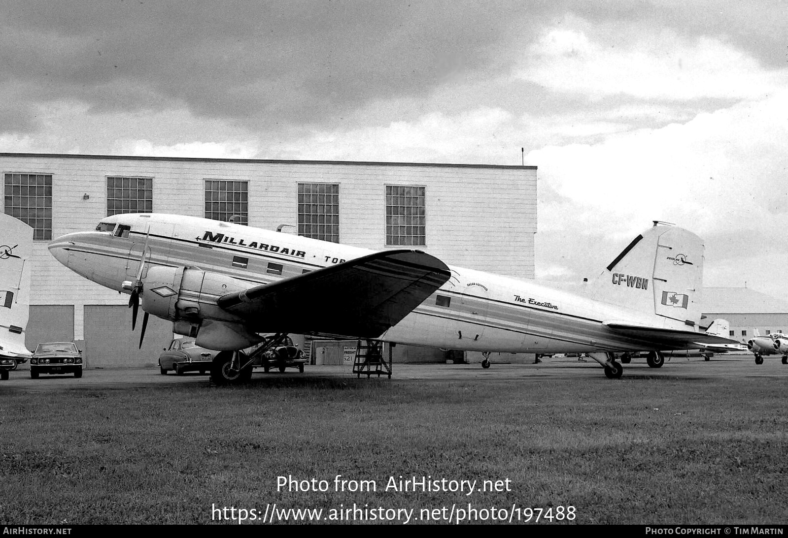 Aircraft Photo of CF-WBN | Douglas DC-3(C) | Millardair | AirHistory.net #197488