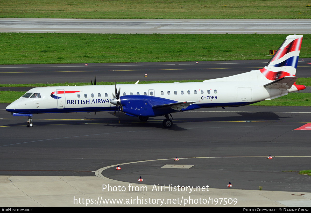 Aircraft Photo of G-CDEB | Saab 2000 | British Airways | AirHistory.net #197509