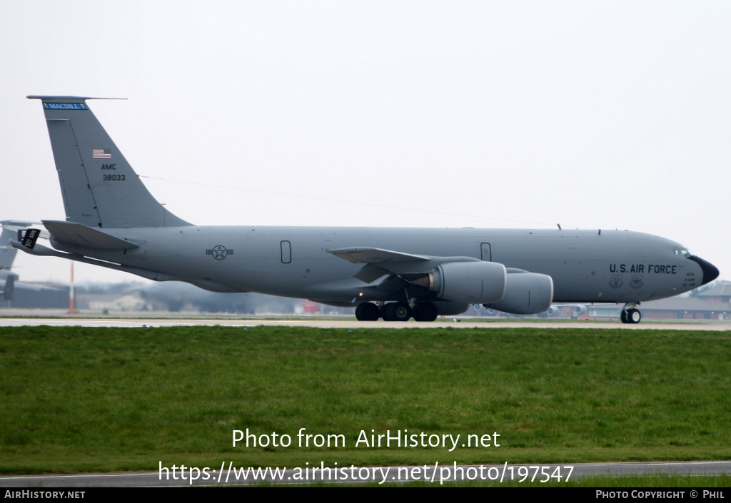 Aircraft Photo of 63-8033 / 38033 | Boeing KC-135R Stratotanker | USA - Air Force | AirHistory.net #197547