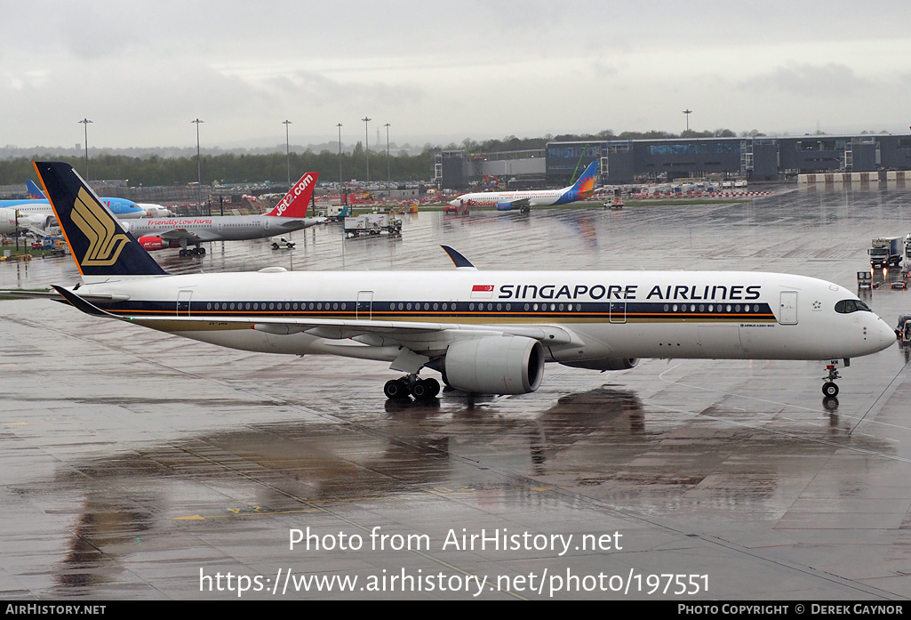 Aircraft Photo of 9V-SMM | Airbus A350-941 | Singapore Airlines | AirHistory.net #197551