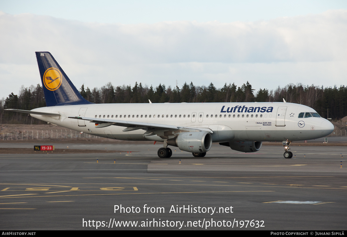 Aircraft Photo of D-AIPX | Airbus A320-211 | Lufthansa | AirHistory.net #197632