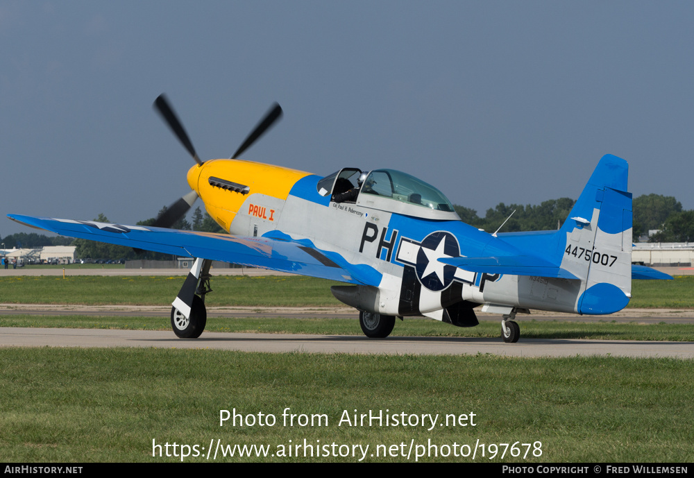 Aircraft Photo of N3451D / 4475007 | Cavalier F-51D Mustang | USA - Air Force | AirHistory.net #197678