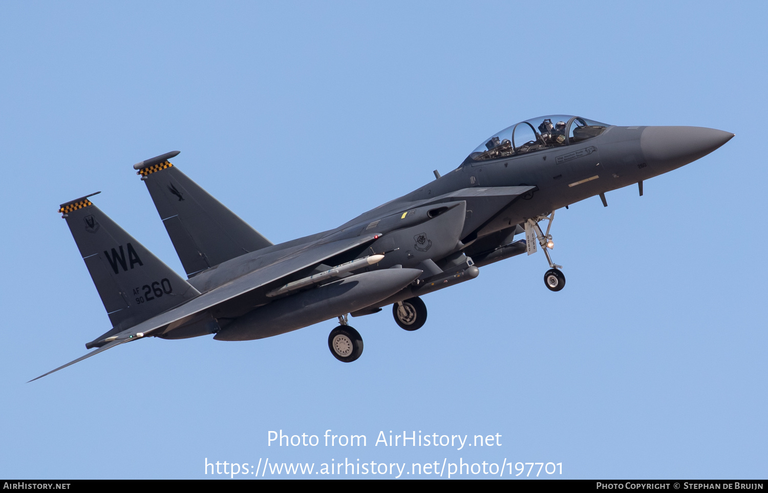 Aircraft Photo of 90-0260 / AF90-260 | Boeing F-15E Strike Eagle | USA - Air Force | AirHistory.net #197701