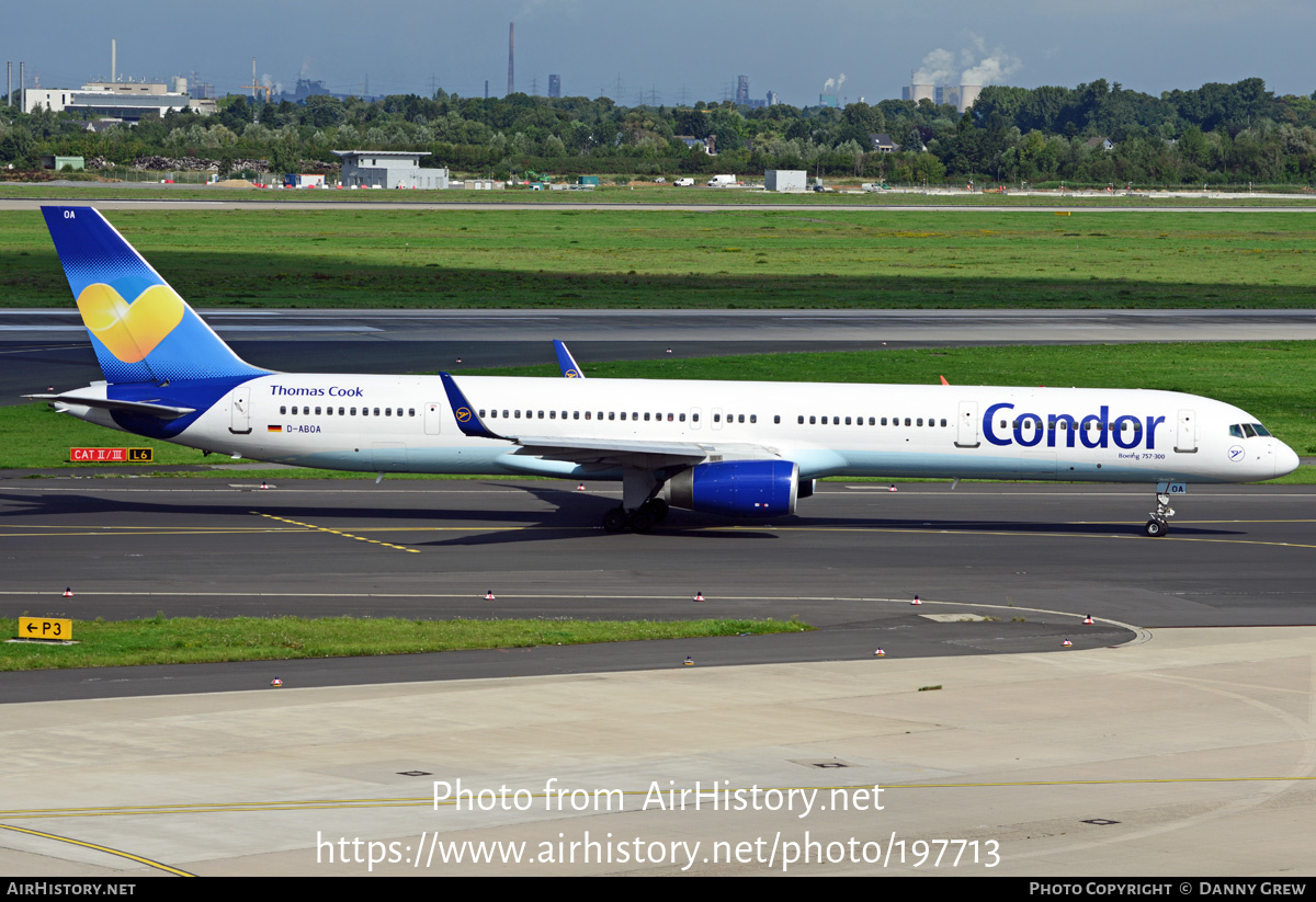 Aircraft Photo of D-ABOA | Boeing 757-330 | Condor Flugdienst | AirHistory.net #197713