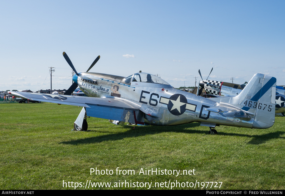 Aircraft Photo of N1751D / NL1751D / 463675 | North American P-51D Mustang | USA - Air Force | AirHistory.net #197727