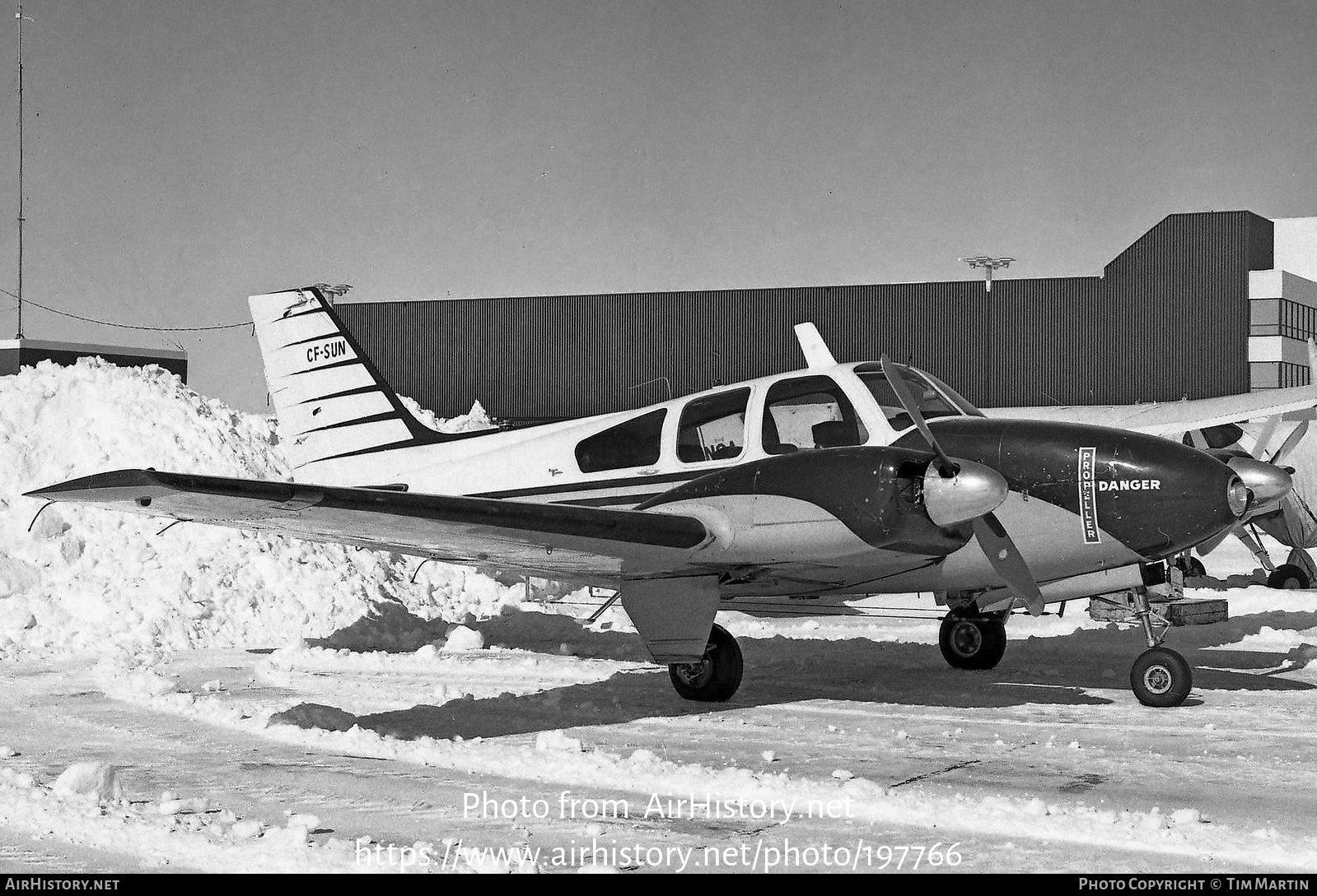 Aircraft Photo of CF-SUN | Beech A55 Baron (95-A55) | AirHistory.net #197766