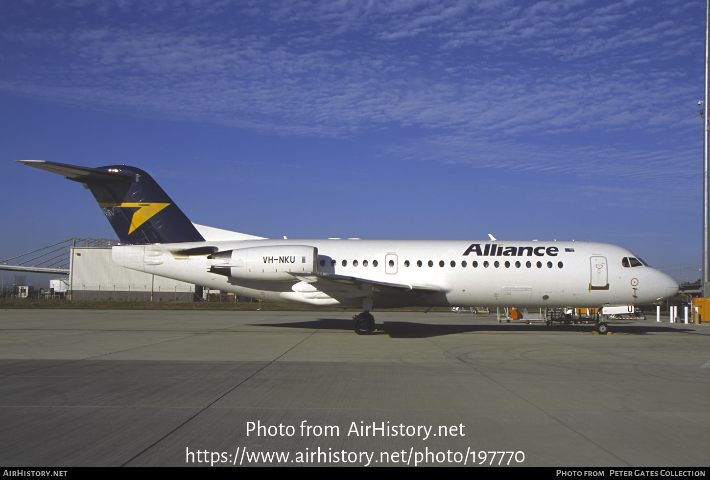 Aircraft Photo of VH-NKU | Fokker 70 (F28-0070) | Alliance Airlines | AirHistory.net #197770