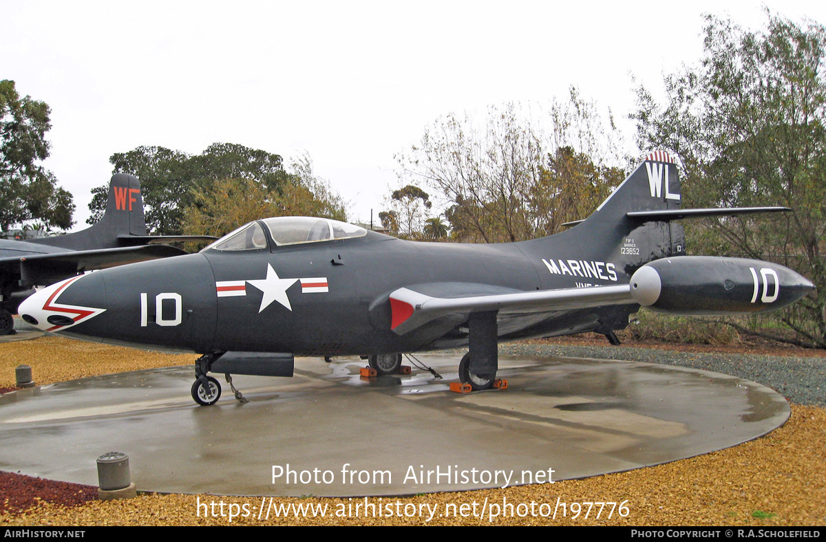 Aircraft Photo of 123652 | Grumman F9F-2 Panther | USA - Marines | AirHistory.net #197776