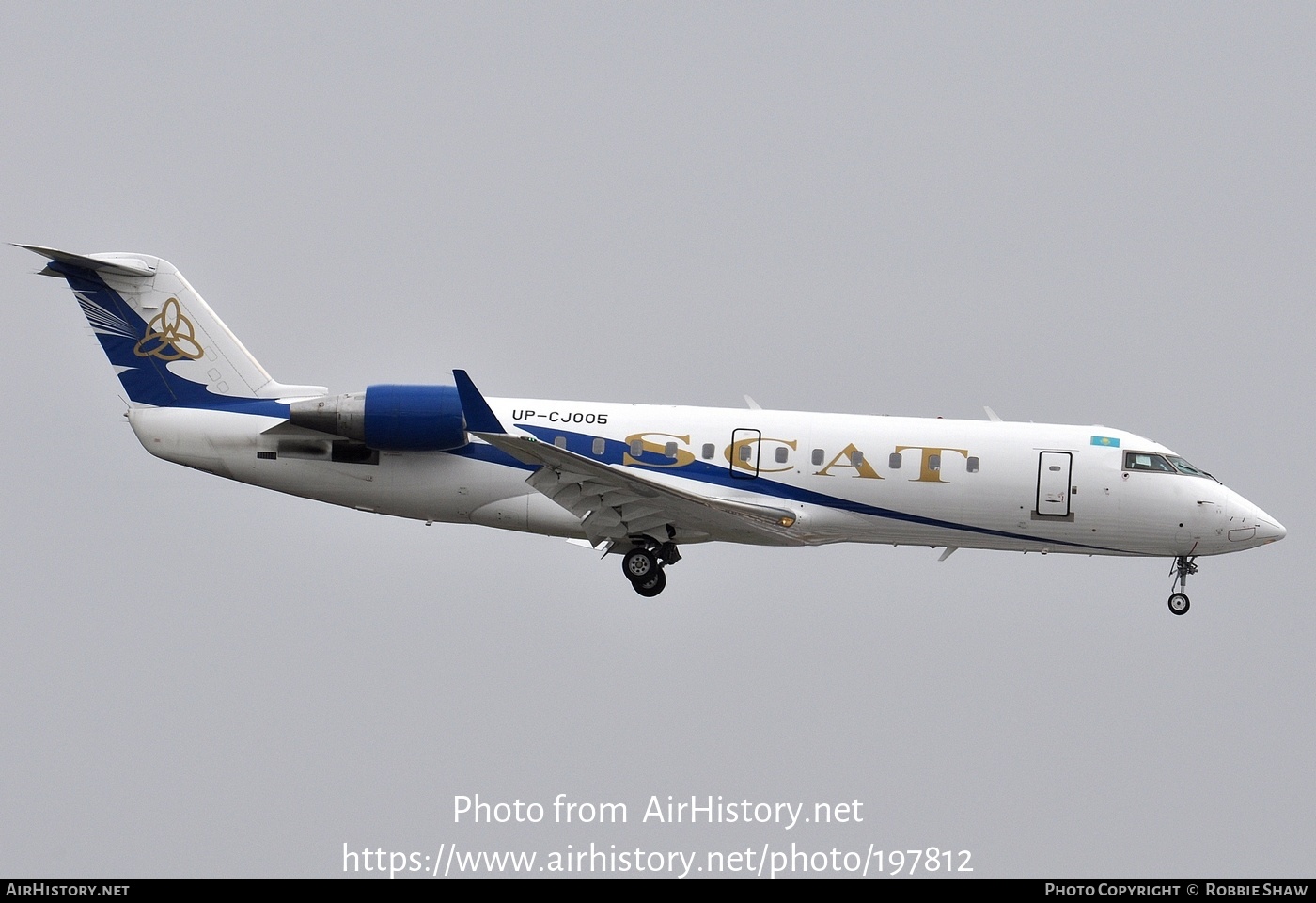 Aircraft Photo of UP-CJ005 | Bombardier CRJ-200LR (CL-600-2B19) | SCAT Airlines | AirHistory.net #197812