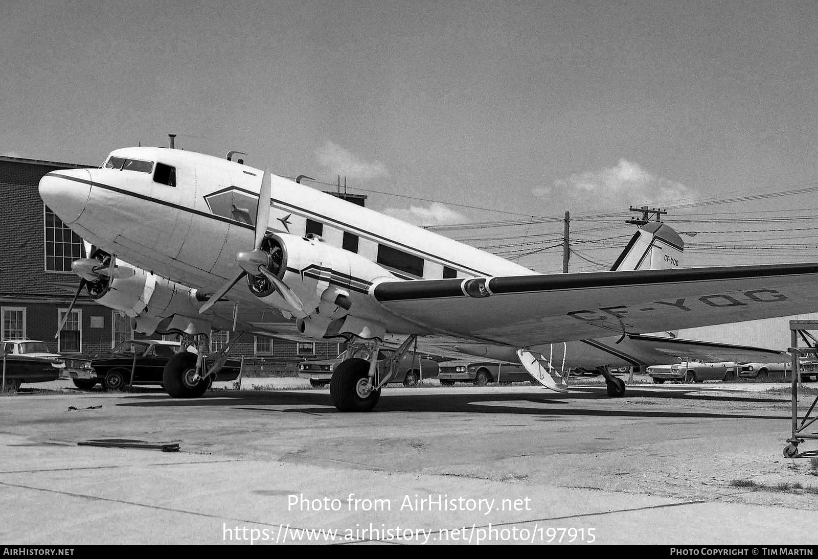 Aircraft Photo of CF-YQG | Douglas DC-3(C) | AirHistory.net #197915