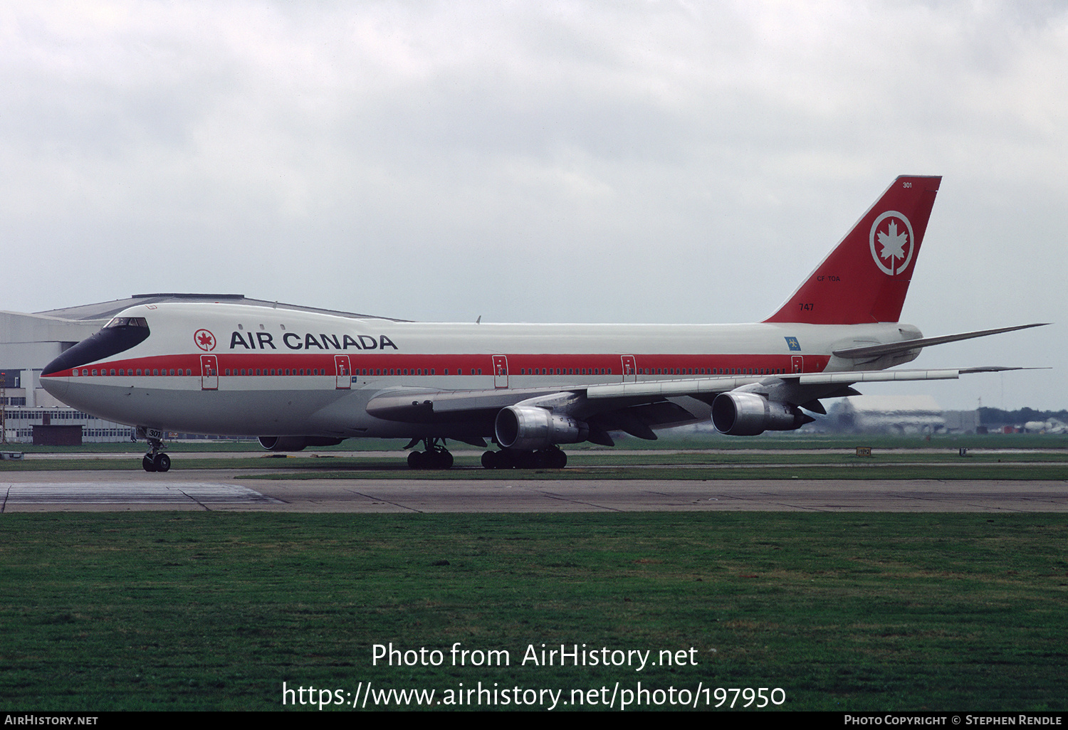 Aircraft Photo of CF-TOA | Boeing 747-133 | Air Canada | AirHistory.net #197950