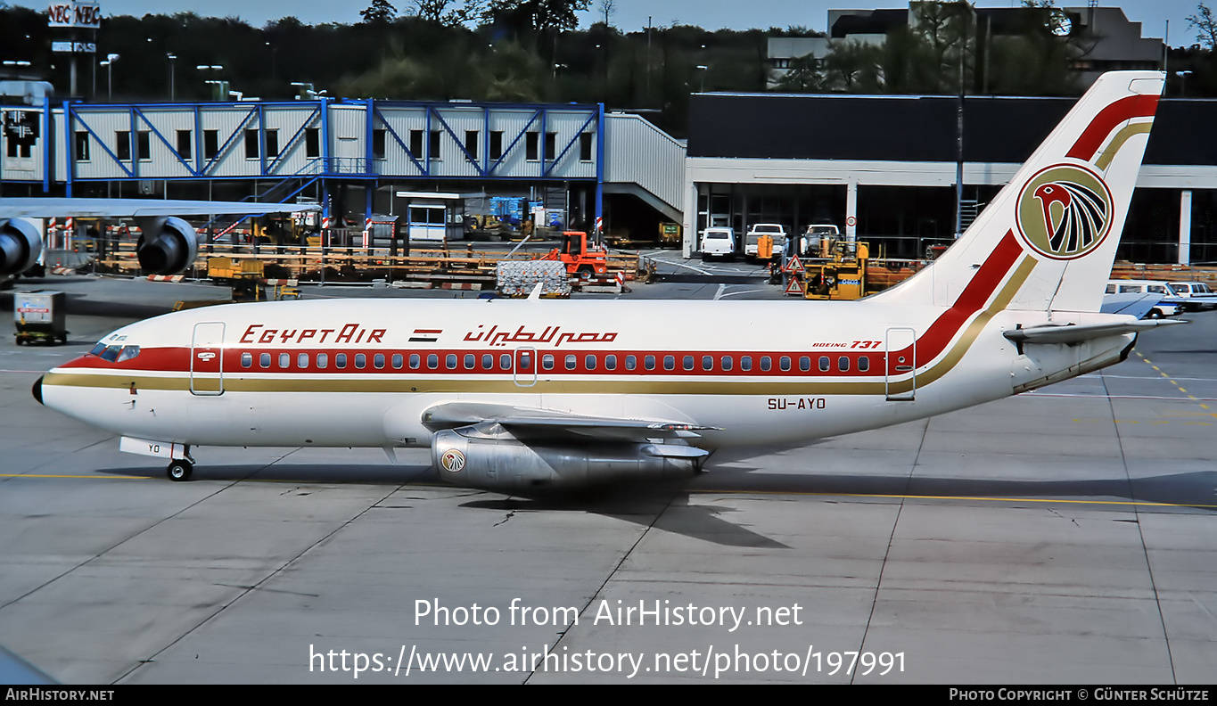 Aircraft Photo of SU-AYO | Boeing 737-266/Adv | EgyptAir | AirHistory.net #197991