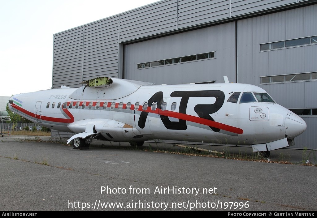 Aircraft Photo of F-WEGB | ATR ATR-42-200 | AirHistory.net #197996