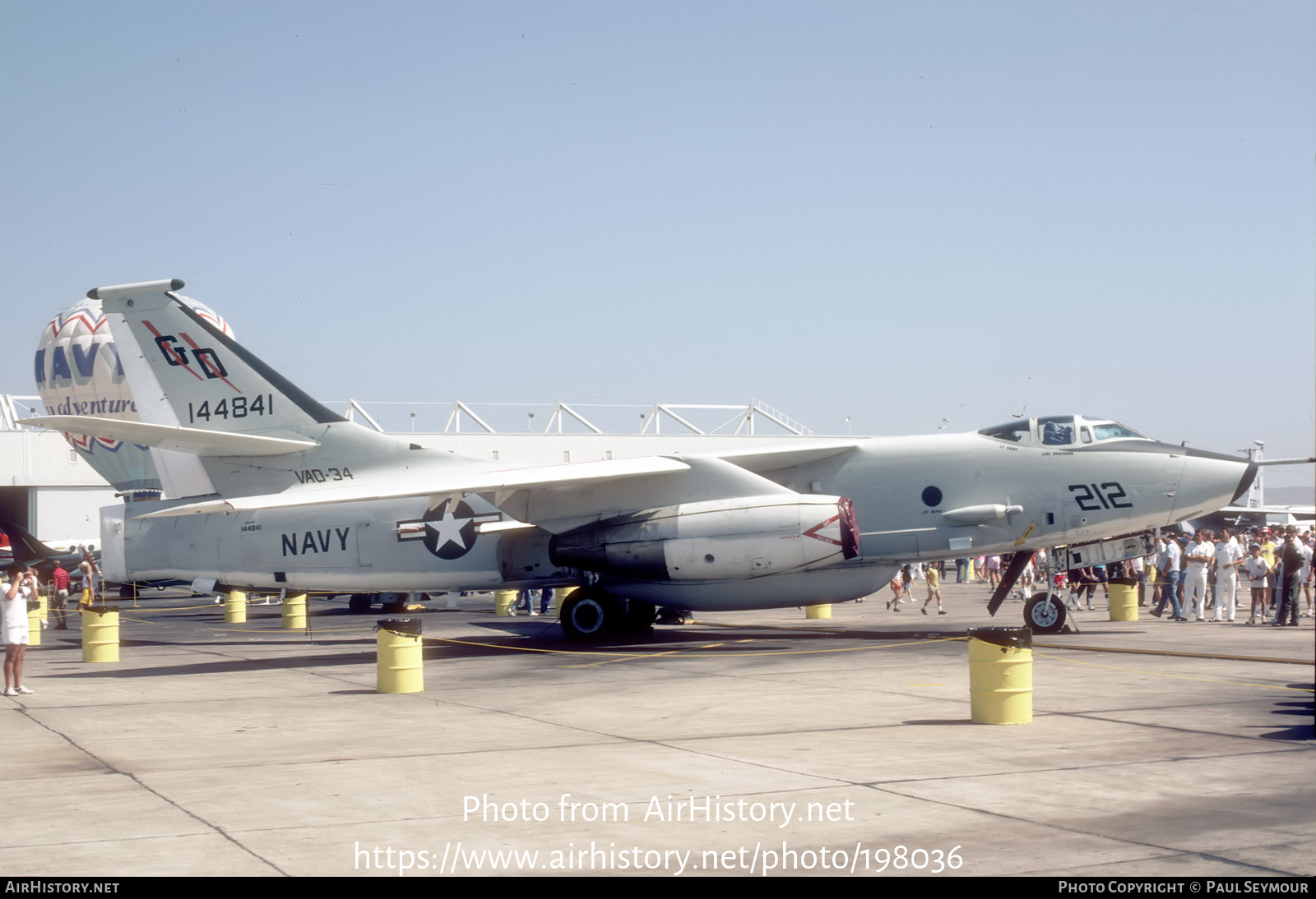 Aircraft Photo of 144841 | Douglas RA-3B Skywarrior | USA - Navy | AirHistory.net #198036