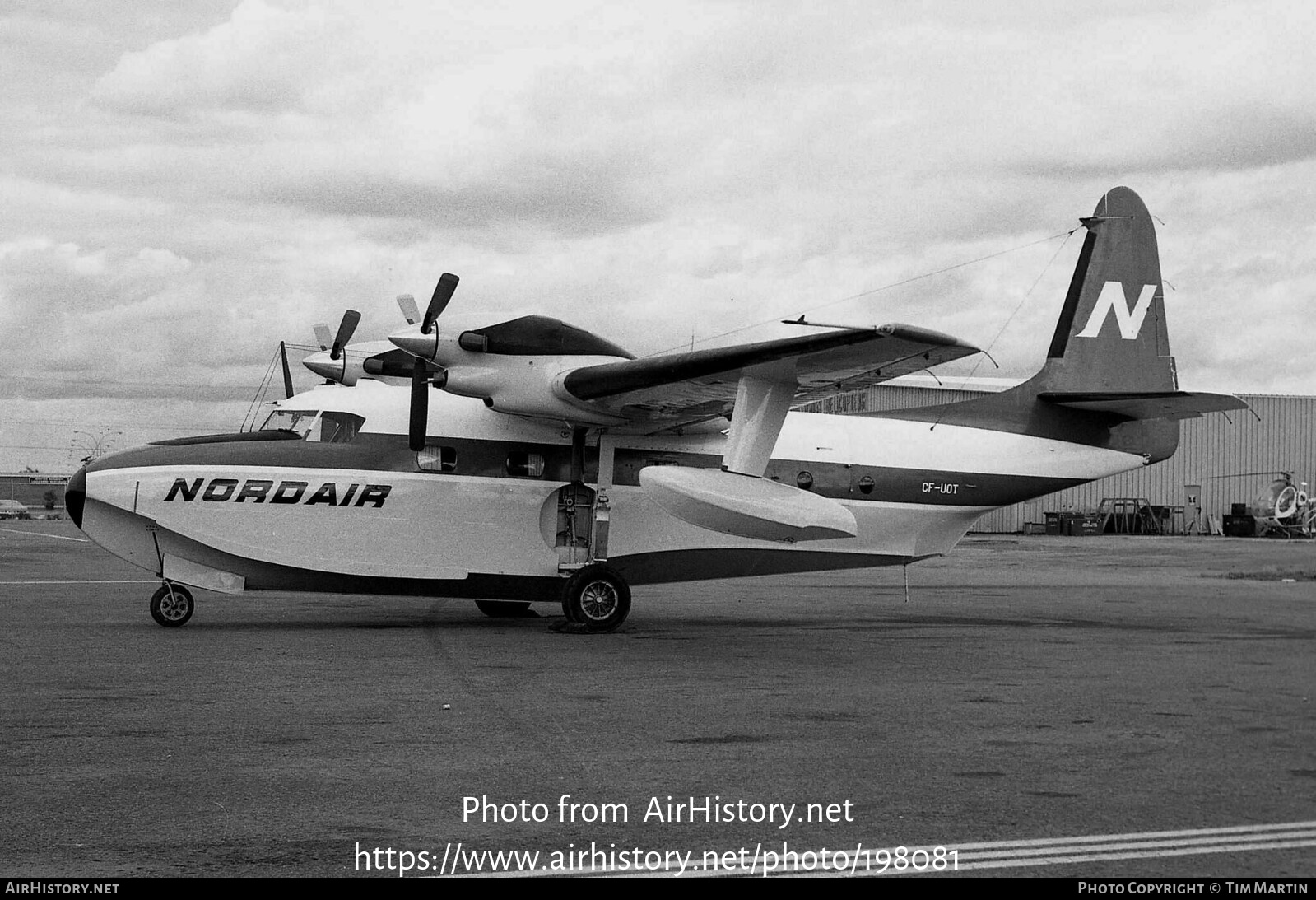 Aircraft Photo of CF-UOT | Grumman G-73T Turbo Mallard | Nordair | AirHistory.net #198081