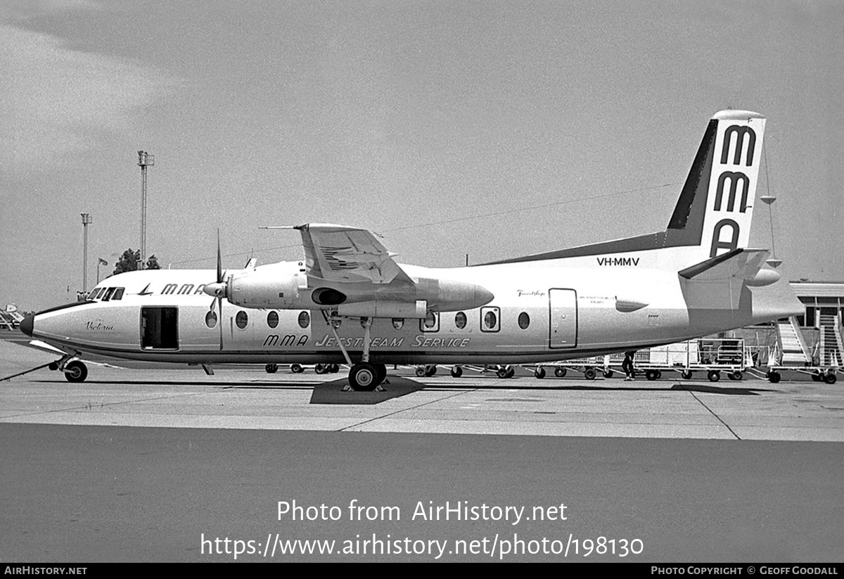 Aircraft Photo of VH-MMV | Fokker F27-200 Friendship | MacRobertson Miller Airlines - MMA | AirHistory.net #198130