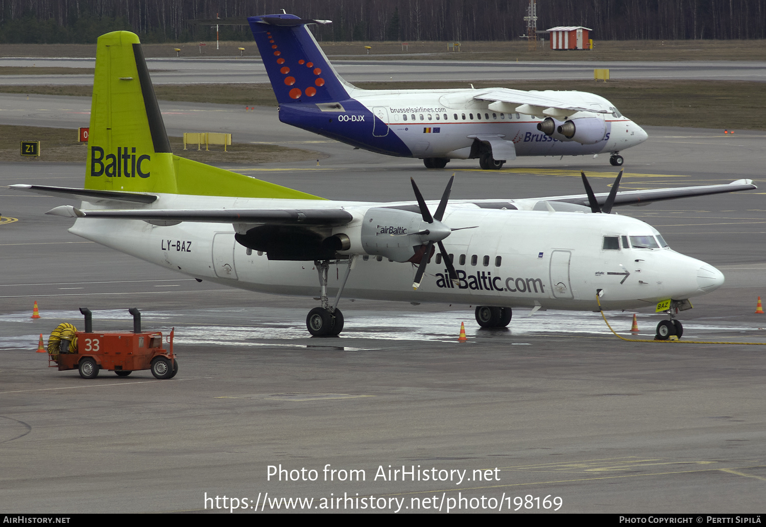 Aircraft Photo of LY-BAZ | Fokker 50 | AirBaltic | AirHistory.net #198169