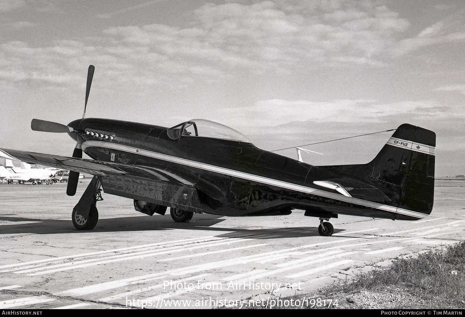 Aircraft Photo of CF-FUZ | North American P-51D Mustang | AirHistory.net #198174