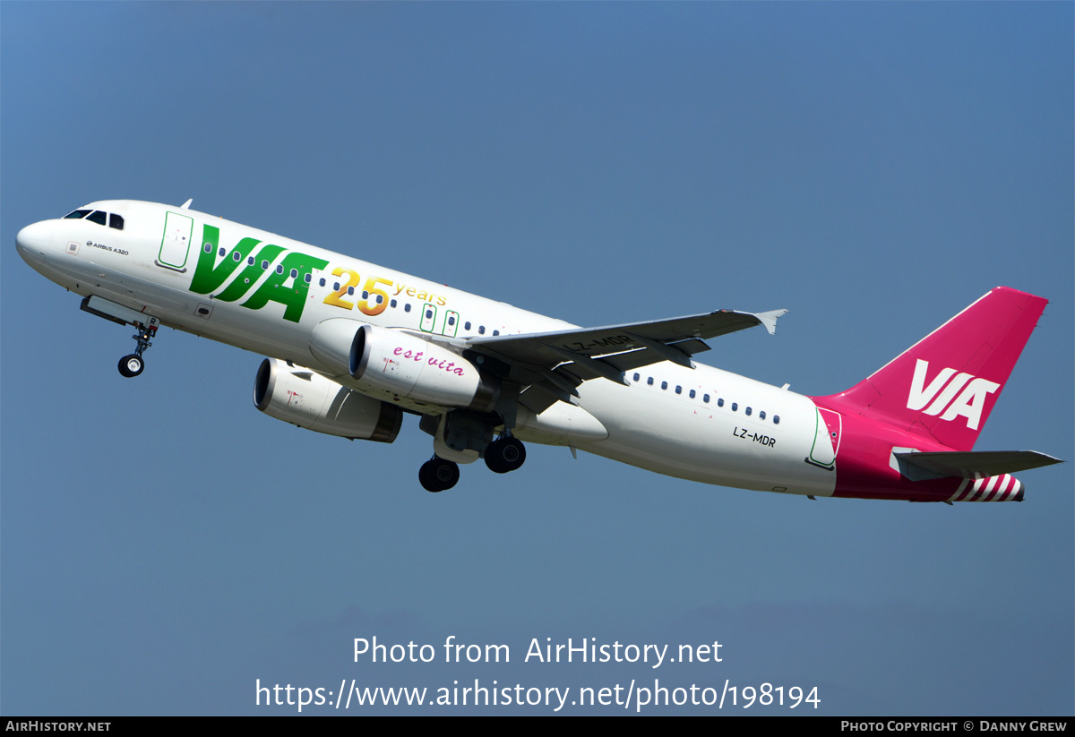 Aircraft Photo of LZ-MDR | Airbus A320-232 | VIA - Air VIA Bulgarian Airways | AirHistory.net #198194