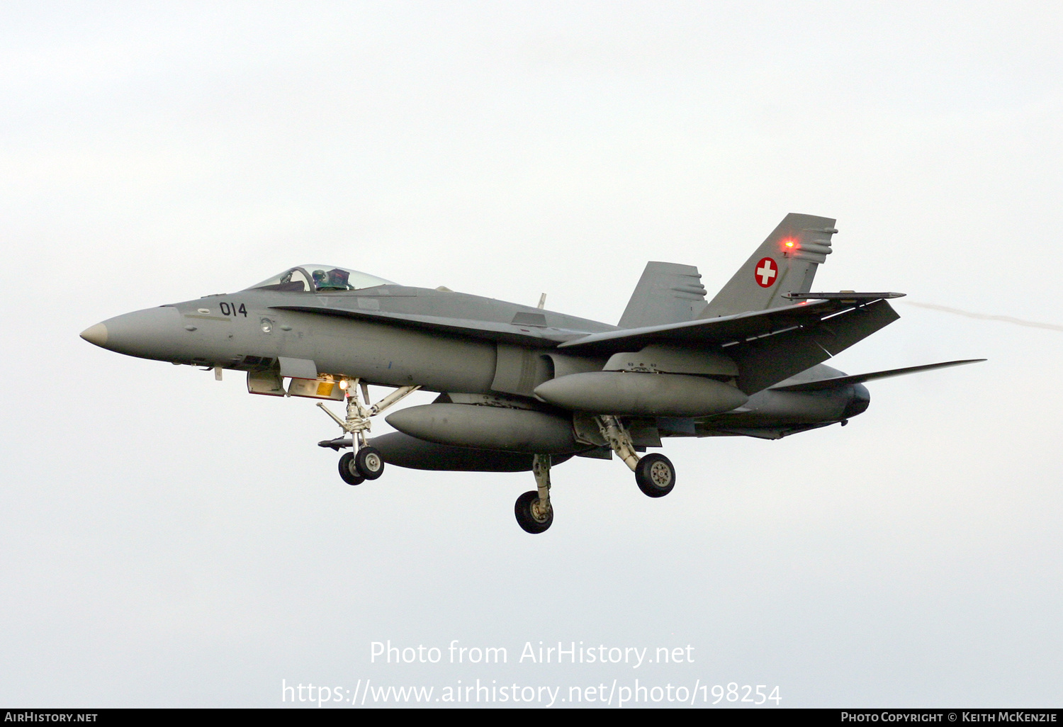 Aircraft Photo of J-5014 | McDonnell Douglas F/A-18C Hornet | Switzerland - Air Force | AirHistory.net #198254