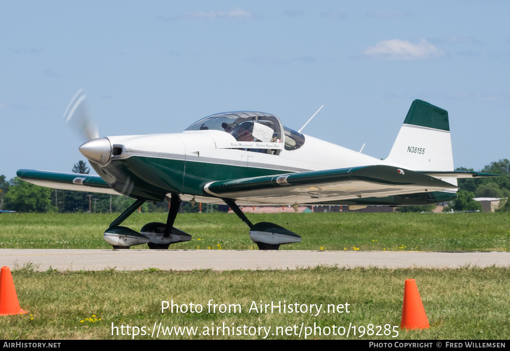 Aircraft Photo of N38155 | Van's RV-6A | AirHistory.net #198285