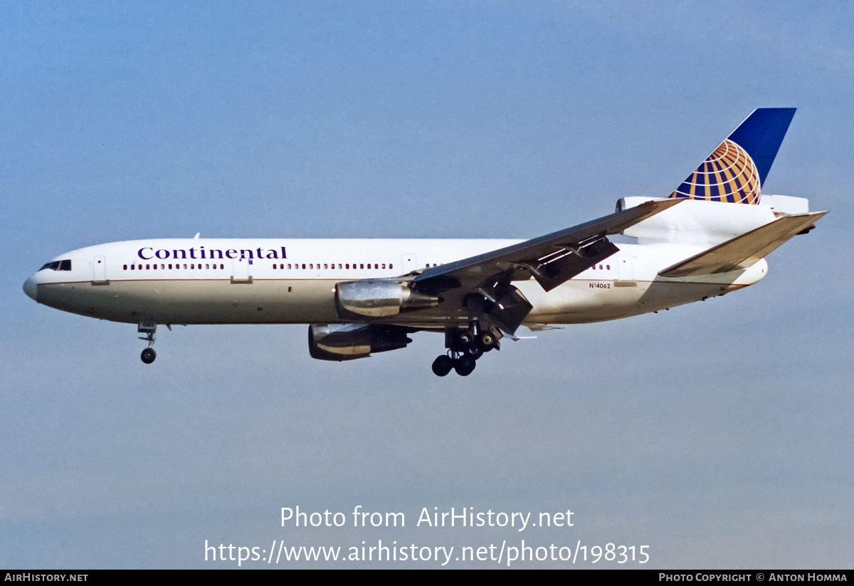 Aircraft Photo of N14062 | McDonnell Douglas DC-10-30 | Continental Airlines | AirHistory.net #198315